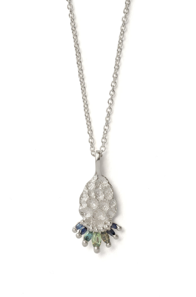 The Coral Vista Necklace - Sterling silver.