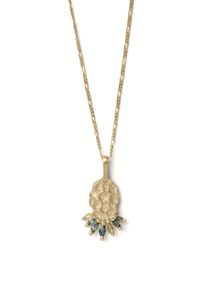 The Coral Vista Necklace - 9ct Gold.