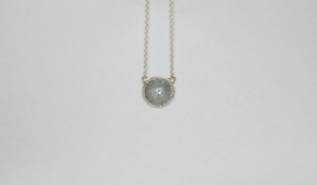 Fortunes necklace Ceylon Blue